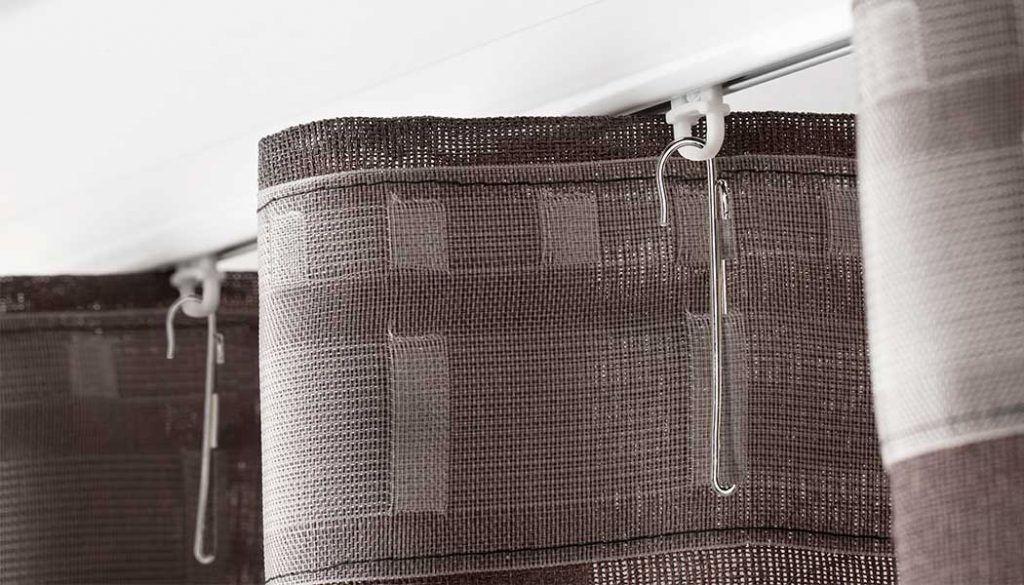Flexi-skena med loungegardin