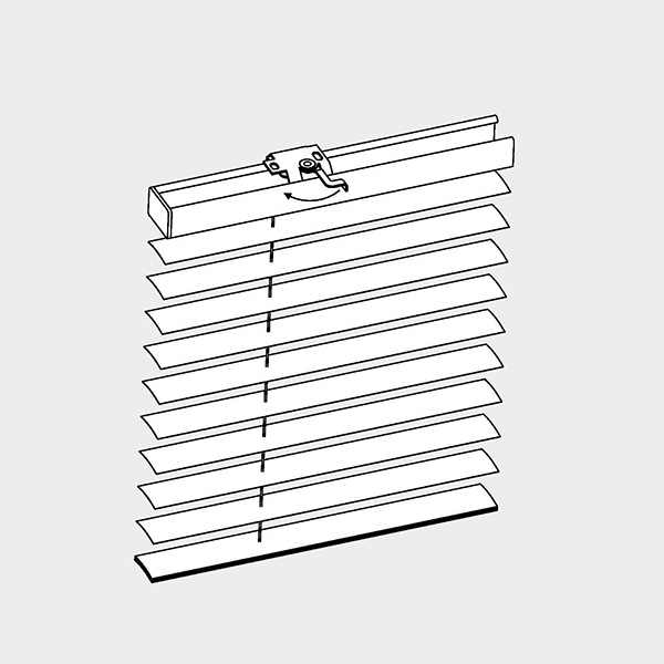 montera aluminiumpersienn med lindrag