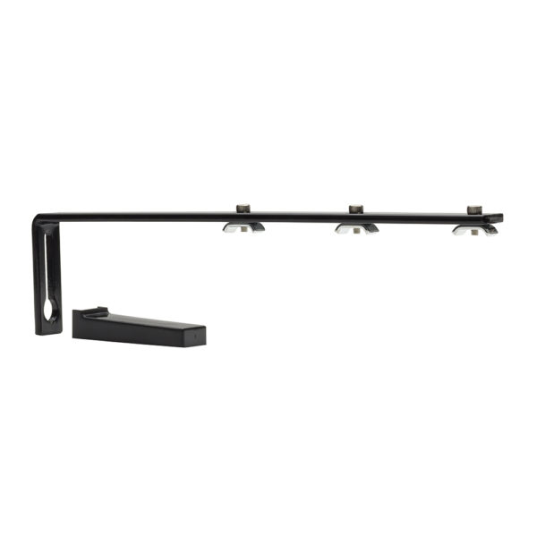 Tillbehör: Vinkel 20 cm, Svart, till Flexi-skena